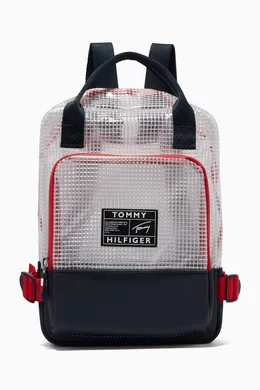 Tommy hilfiger clear backpack on sale