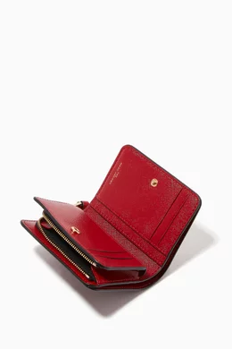 Buy Marc Jacobs Black The Snapshot Mini Compact Wallet in Leather For Women Online Ounass Bahrain