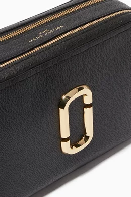 Buy Marc Jacobs Black The Softshot 27 Crossbody Bag in Leather For Women Online Ounass Bahrain