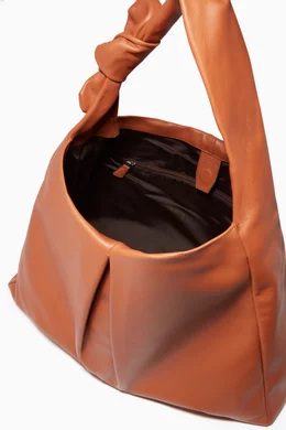 Buy Staud Brown Large Island Tote Bag in Soft Leather For Women Online Ounass Bahrain