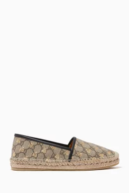 Buy Gucci Brown GG Supreme Bees Espadrille in Canvas For Women Online Ounass Bahrain