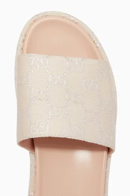 Cream gucci sandals new arrivals