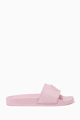 Versace glitter slides 2025