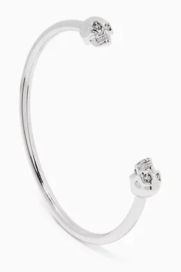Alexander mcqueen thin twin skull bracelet store