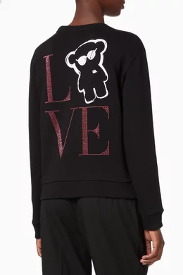 Armani manga bear hoodie cheap