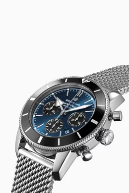 Buy Breitling Blue Superocean Heritage B01 Chronograph 44 For Men Online Ounass Bahrain