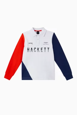 Hackett long sleeve polo shirt cheap