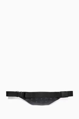 Buy MCM Black Small Fursten Belt Bag in Visetos For UNISEX Online Ounass Bahrain