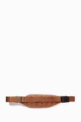 Buy MCM Brown Small Fursten Belt Bag in Visetos For UNISEX Online Ounass Bahrain