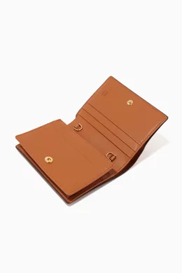 Buy MCM Brown Mini Flap Wallet in Visetos Original For Women Online Ounass Bahrain