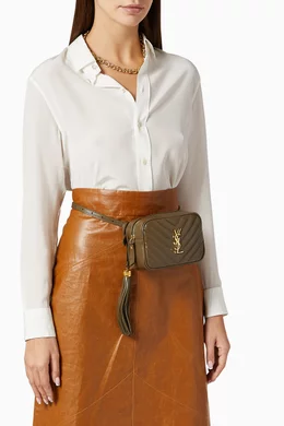 Saint laurent lou quilted leather belt bag cheap