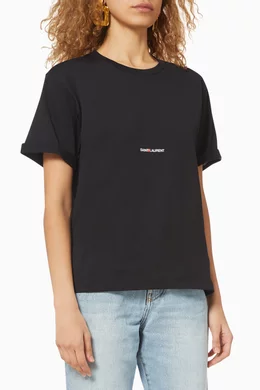 Saint laurent black tee discount