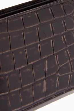 Bottega crocodile wallet discount