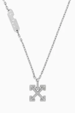 Buy Off White Black Arrows Necklace in Metal For Men Online Ounass Bahrain