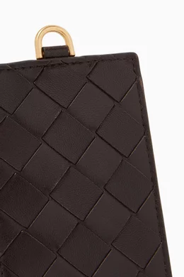 Buy Bottega Veneta Brown Luggage Tag in Intrecciato Nappa For UNISEX Online Ounass Bahrain