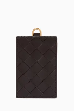 Buy Bottega Veneta Brown Luggage Tag in Intrecciato Nappa For UNISEX Online Ounass Bahrain