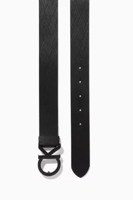 Leather ck buckle belt 2025