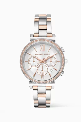 Buy Michael Kors Multicolour Sofie Pave Quartz Chronograph Watch For Women Online Ounass Bahrain