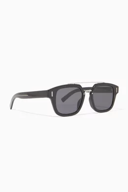 Buy Christian Dior Homme Black DIORFRACTION1F Sunglasses in Acetate For Men Online Ounass Bahrain