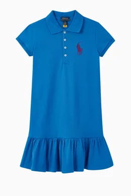Big pony mesh polo dress on sale
