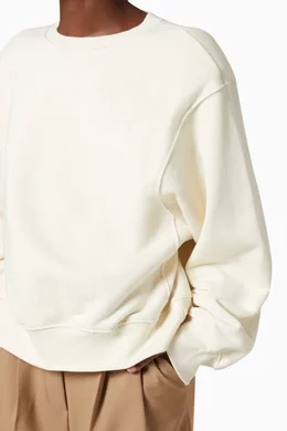 Vanessa padded shoulder sweatshirt deals