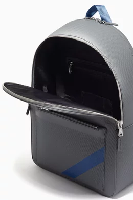 Buy Lacoste Multicolour Chantaco Backpack in Matte Pique Leather For Men Online Ounass Bahrain