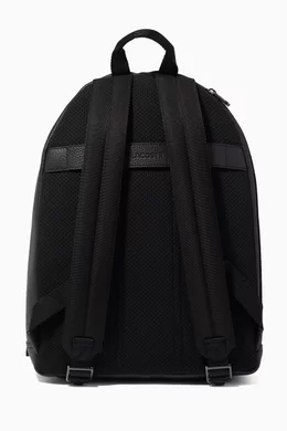Buy Lacoste Black Soft Mate Flat Backpack in Matte Grained Leather For Men Online Ounass Bahrain