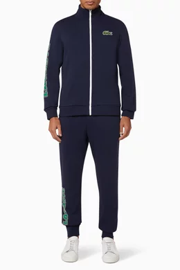 Lacoste cotton tracksuit shop