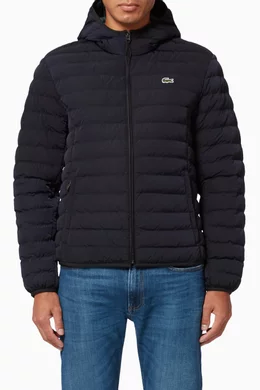 Lacoste padded coat cheap