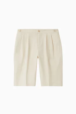 Buy Gucci White Gucci Cat Cotton Gabardine Shorts For Boys Online Ounass Bahrain
