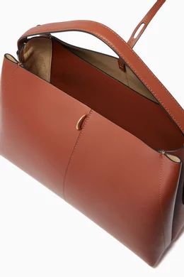 Buy Wandler Brown Medium Ava Tote Bag in Leather For Women Online Ounass Bahrain