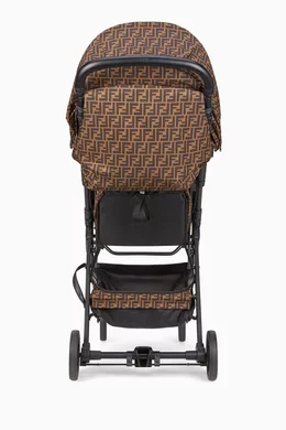 Buy Fendi Brown Foldable Stroller in FF Technical Fabric For Baby Boys Online Ounass Bahrain
