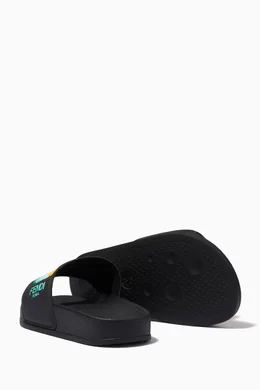 Fendi monster slides discount