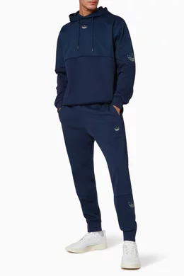 Buy adidas Blue Silver Foil Print Outline Hoodie For Men Online Ounass Bahrain