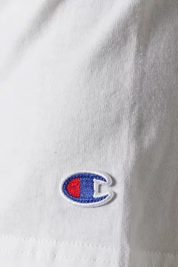 Buy Champion White x MLB New York Yankees Oversized Cotton T shirt For Men Online Ounass Bahrain