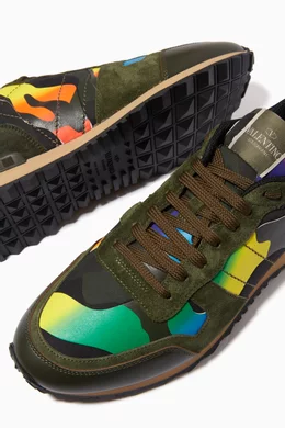 Buy Valentino Garavani Multicolour Valentino Garavani Camouflage