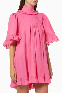 Buy Mergim Pink Lulu Turtleneck Dress For Women Online Ounass