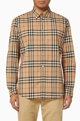 Burberry cotton poplin shirt on sale