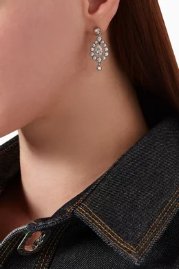 Bottega veneta cubic zirconia earrings hot sale