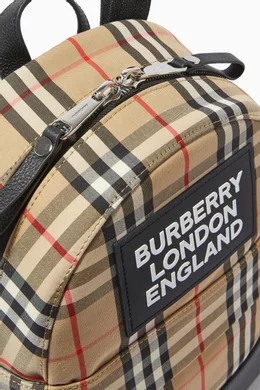 Burberry logo backpack 2025