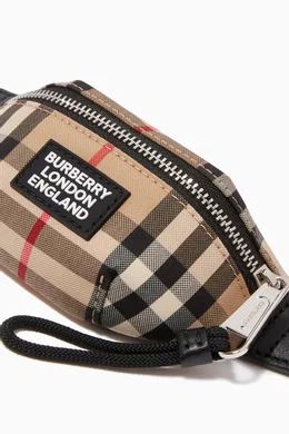 Buy Burberry Neutral Bum Bag Charm in Vintage Check Cotton Blend and Leather For Men Online Ounass Bahrain