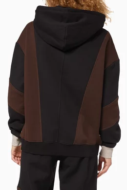 Buy Ninety Percent Multicolour Organic Cotton Multi Panel Hoodie For Women Online Ounass Bahrain