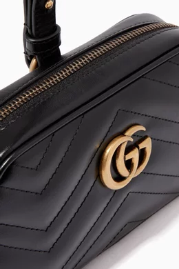 Buy Gucci Black GG Marmont Wrist Wallet in Matelasse Leather For Women Online Ounass Bahrain