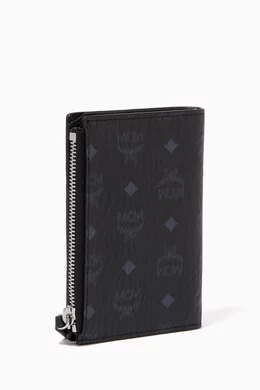 Mcm wallet black new arrivals