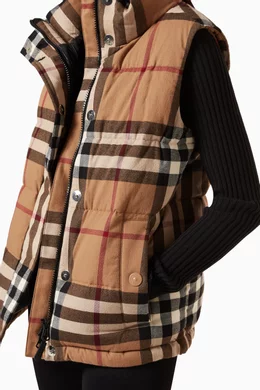 Burberry gilet womens shop