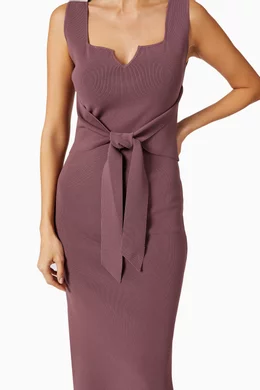 Buy NANUSHKA Brown Melon Knitted Dress For Women Online Ounass Bahrain