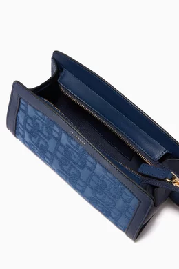 Buy Marella Blue Siesta Crossbody Bag in Jacquard Cotton For Women Online Ounass Bahrain
