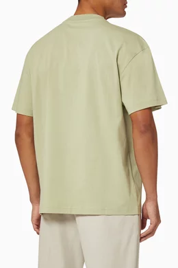 Buy Jacquemus Green Le T shirt Tableau in Cotton For Men Online Ounass Bahrain