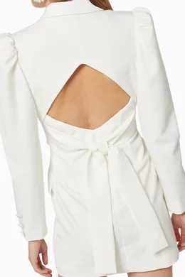 White bardot peplum midi dress outlet
