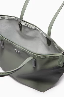 Buy Lacoste Green L.12.12 Concept Small Zip Tote Bag in PVC For Women Online Ounass Bahrain